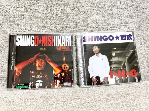 【送料無料・即決】SHINGO★西成 SPROUT I・N・G アルバム 2枚セット 日本語ラップ ヒップホップ HIPHOP 昭和レコード 漢 シンゴ 帯付