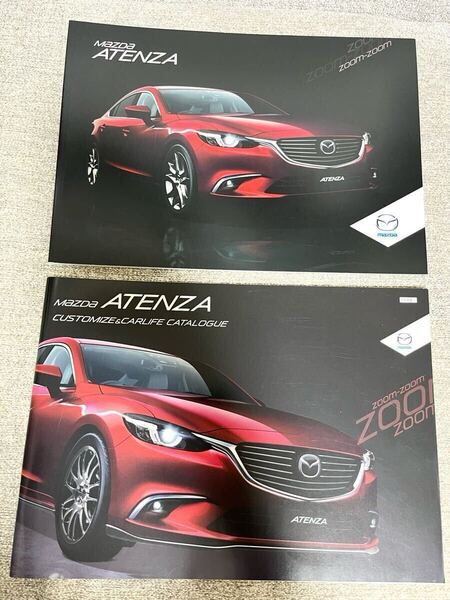 【送料無料・即決】マツダ アテンザ MAZDA ATENZA セダン カタログ 自動車 GJ MAZDA6 マツダ6 カスタム 2015年 主要諸元 価格表 ディーラー