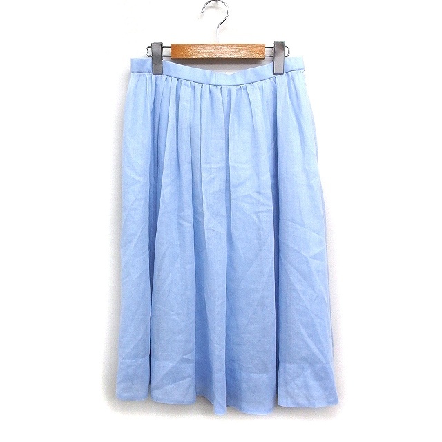 クミキョク 組曲 KUMIKYOKU ギャザー スカート ミディ丈 ひざ下丈 無