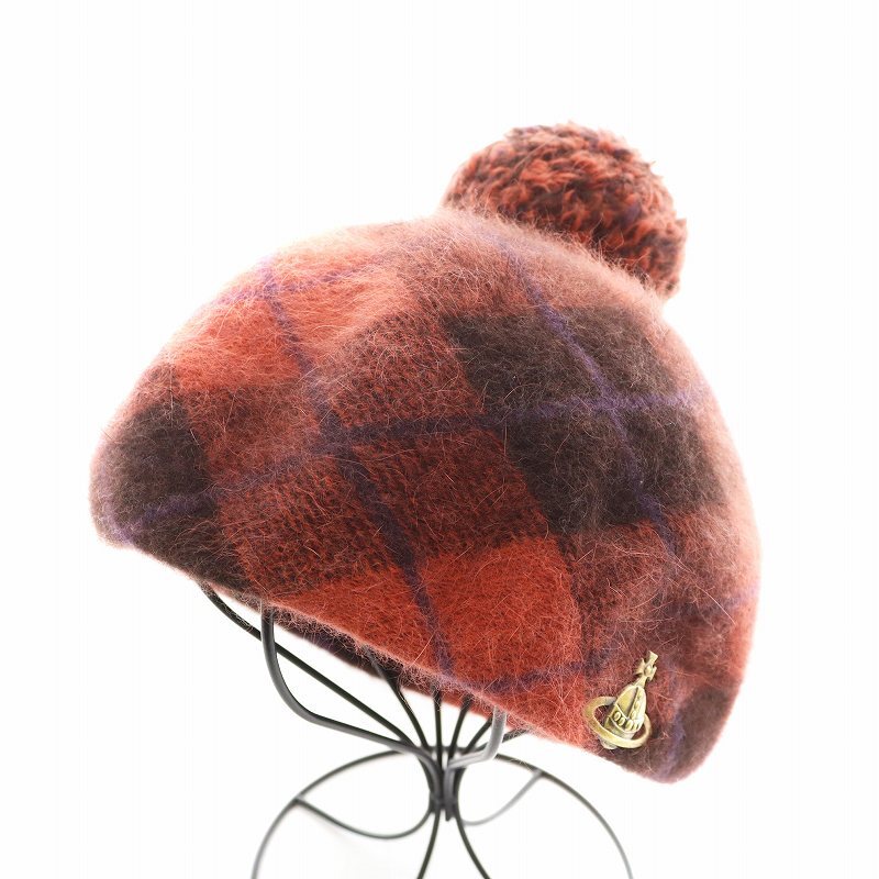 極美品✨ ヴィヴィアンウエストウッド アンゴラ×ウール ベレー帽 オーブ金具 Yahoo!オークション -「vivienne westwood ベレー」の落札相場