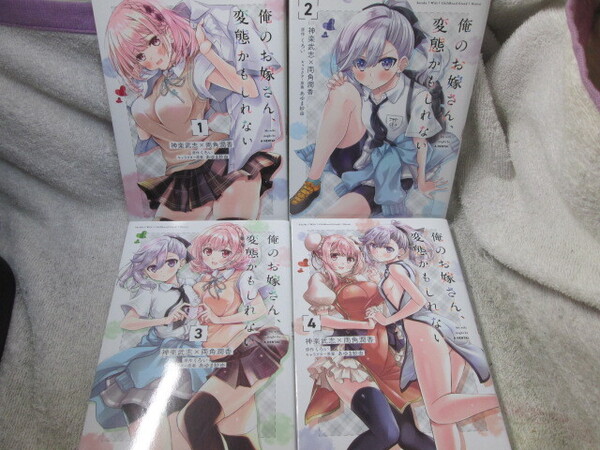 ☆☆☆ 俺のお嫁さん、変態かもしれない 全4巻 神楽武志×両角潤香/くろい 全巻初版 ☆☆☆
