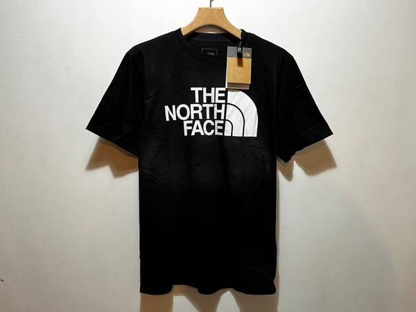即決 送料無料 新品 正規品 USA限定 The North Face ノースフェイス US-M ハーフドームロゴ プリント 半袖Tシャツ Black 黒色