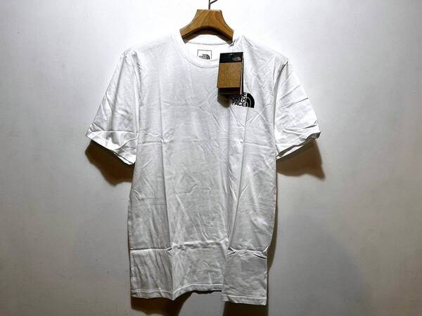 即決 送料無料 新品 正規品 USA限定 The North Face ノースフェイス US-M バックプリント ロゴ 半袖Tシャツ ホワイト