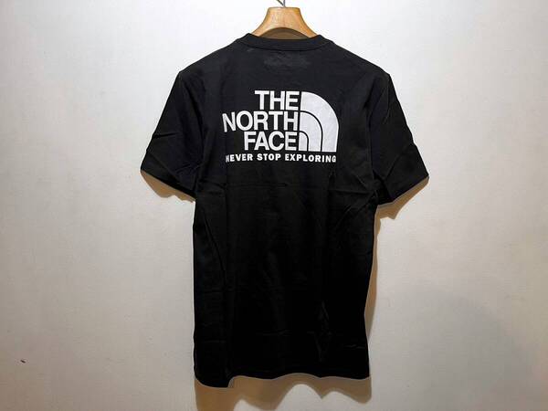 送料無料 新品 正規品 USA限定 The North Face ノースフェイス US-S バックプリント ロゴ 半袖Tシャツ BLACK 黒色 Throwback Tee