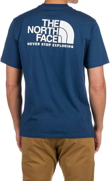 送料無料 即決 新品 正規品 USA限定 The North Face ノースフェイス US-L ハーフドームプリント ロゴ 半袖Tシャツ ダークブルー