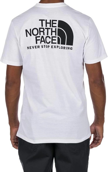 即決 送料無料 新品 正規品 USA限定 The North Face ノースフェイス US-L バックプリント ハーフドーム ロゴ 半袖Tシャツ 白色
