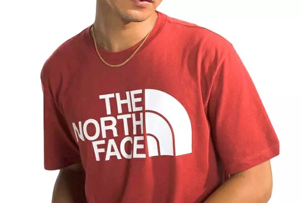 送料無料 新品 正規品 USA限定 The North Face ノースフェイス US-S ハーフドームプリント ロゴ 半袖Tシャツ Red