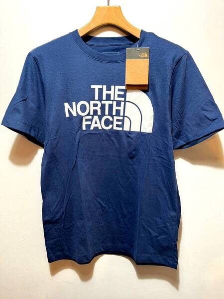送料無料 即決 新品 正規品 USA限定 The North Face ノースフェイス US-M ハーフドームプリント ロゴ 半袖Tシャツ S.BLUE