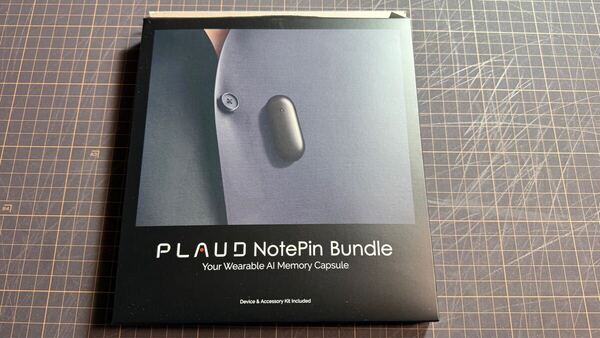 PLAUD NotePin 小型AIボイスレコーダー ウェアラブル ChatGPT連携