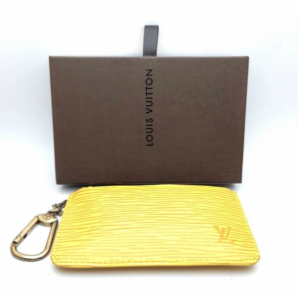 ルイヴィトン LOUISVUITTON エピ キーケース ポシェットクレ コインケース 小銭入れ 箱付き メモB4