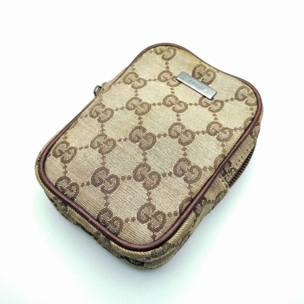 GUCCI 小物入れ タバコケース 煙草 シガレットケース グッチ メモA9▲