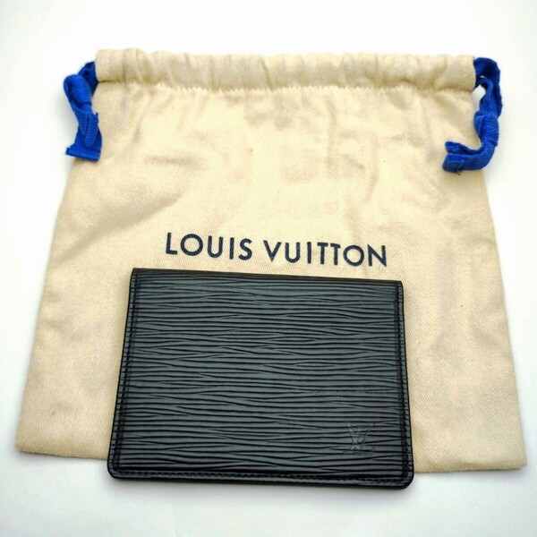 ルイヴィトン LOUISVUITTON パスケース カード入れ 定期入れ 袋付き メモB2