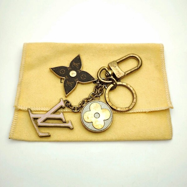 キーリング キーホルダー チャーム ルイヴィトン LOUISVUITTON ポルトクレ スプリングストリート 袋付き メモB2