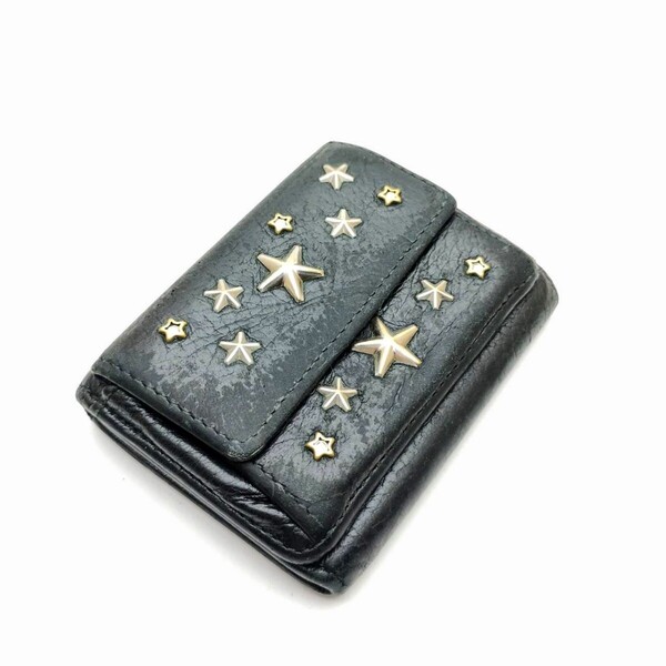 ジミーチュウ 三つ折り財布 財布 JIMMY CHOO コインケース メモA6▲