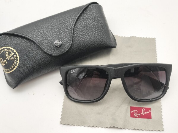 Ray-Ban レイバン サングラス JUSTIN ブラック RB4165-F ケース付き ジャスティン 送料無料