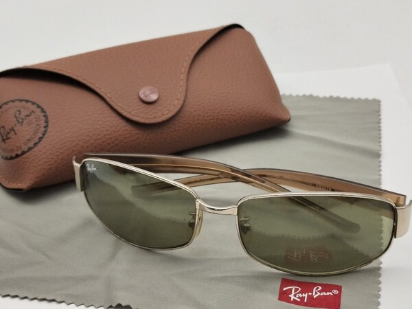 Ray-Ban サングラス RB3278 ケース付き ブラウン アイウェア 送料無料
