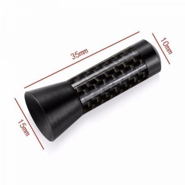 送料無料!ショートアンテナB3.5cm汎用 ホンダN-BOXスラッシュNワゴンカスタムN-WGN N-ONEバモスフィットFITフリード無限MUGEN