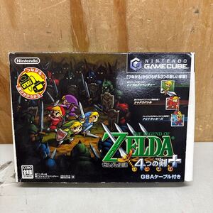 Nintendo ゼルダの伝説 4つの剣+ ゲームキューブ GBA ケーブル付き ゲームソフト 任天堂