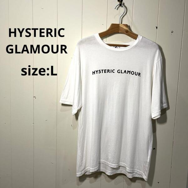 ヒステリックグラマー Tシャツ 半袖 ホワイト メンズ L トップス カットソー