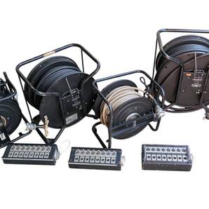 送料込 CANARE マルチボックス カナレ 他 マルチケーブル 長い セット 50M 有り? XLR キャノン 現状 MULTI BOX CABLE SET 管理番号0805