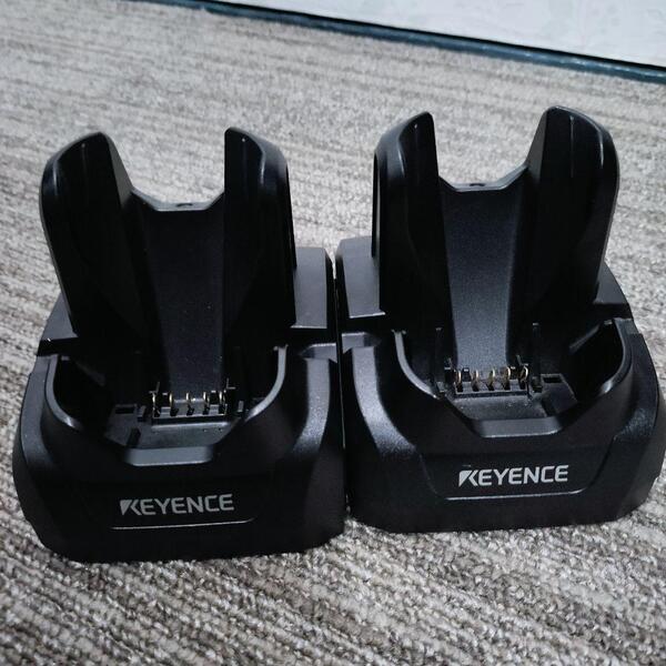 純正 KEYENCE BT-WUC8U 充電器 キーエンス 2個セット ハンディターミナル用
