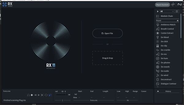 iZotope RX11 Advanced Windows