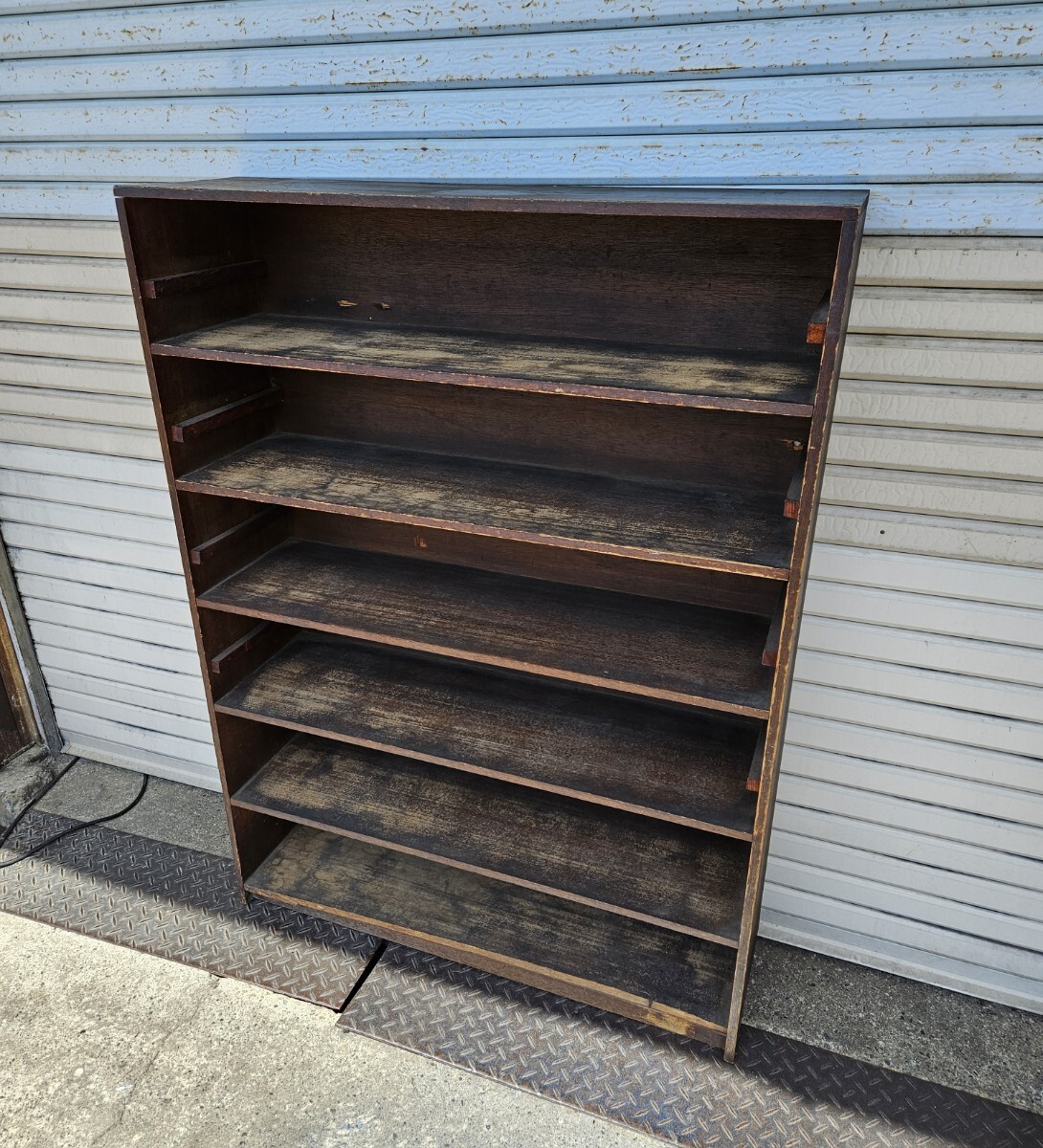 ヴィンテージ家具 下駄箱 雑貨陳列棚 店舗什器 古家具 ブロカント