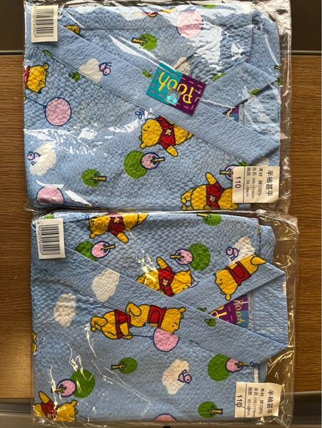 【未使用・2セット】プーさん 甚平 110cm 超激安です