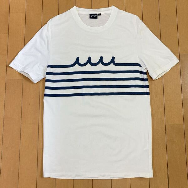【良品】muta MARINE ムータマリーン ストレッチ Tシャツ ホワイト Tシャツ ホワイト 半袖 白 半袖Tシャツ プリント