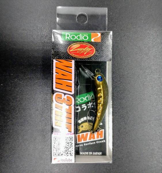 送料込み ロデオクラフト×ラッキークラフト RCワウ 37HF ハイフロート #3 キラキラ ラトルinモデル Rodio Craft LUCKY CRAFT WAH