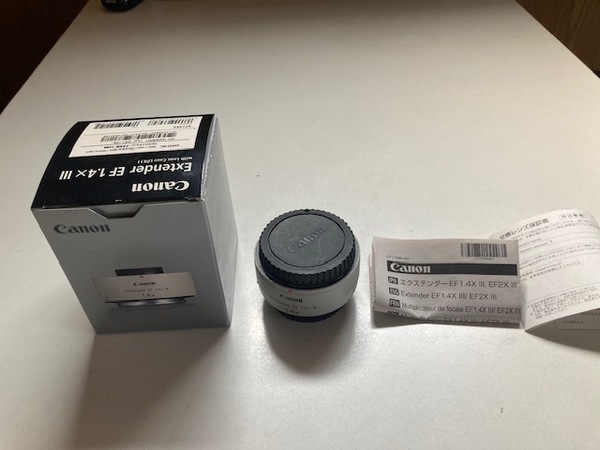 送込!!! 美品 キヤノン Canon EXTENDER EF1.4×Ⅲ