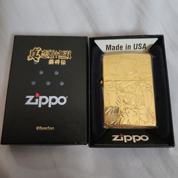 【希少・限定】真 恋姫無双 ZIPPO Gold 鳳統 Limited アニメ ジッポー ライター 恋姫 未使用品