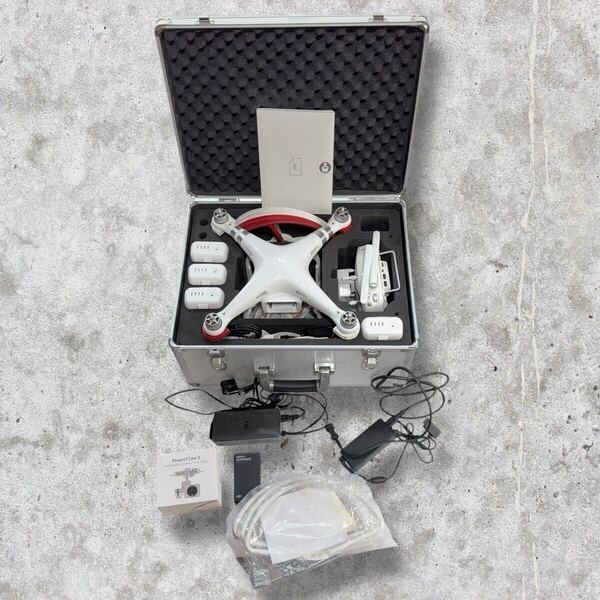 送料無料【技能証明の練習用に】DJI Phantom3 ドローン 4kカメラ/国家資格/ファントム3【ATTIモード付き】