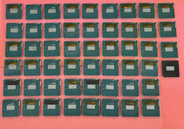 【52個セット】CPU Intel Core i3-4100M SR1HB 2.50GHz i3 第4世代 プロセッサー 中古動作確認済 管理番号:C246