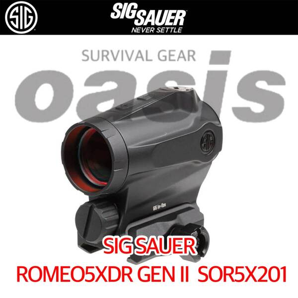シグ SIG SAUER ROMEO5XDR GEN Ⅱ BK SOR5X201 ダットサイト (1X20MM) ドットサイト 実物
