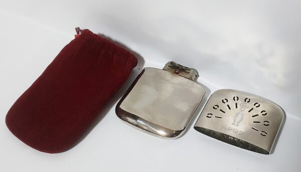 ① ハクキンカイロ 白金 昭和レトロ 懐炉 カバー 携帯カイロ Zippo シルバー オイルライター ZIPPO ジッポ ライター ジッポー LIGHTER