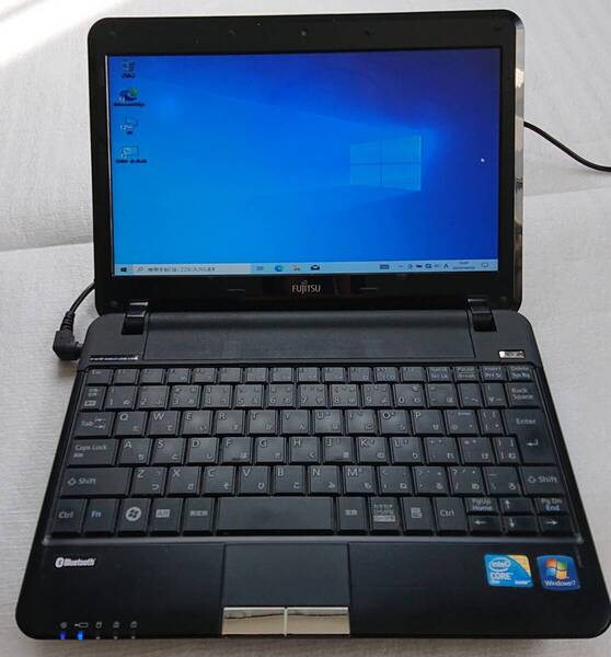 富士通 FMV LOOX BIBLO C/E70 黒 miniノートPC ネットブック core2 インテル SU9400