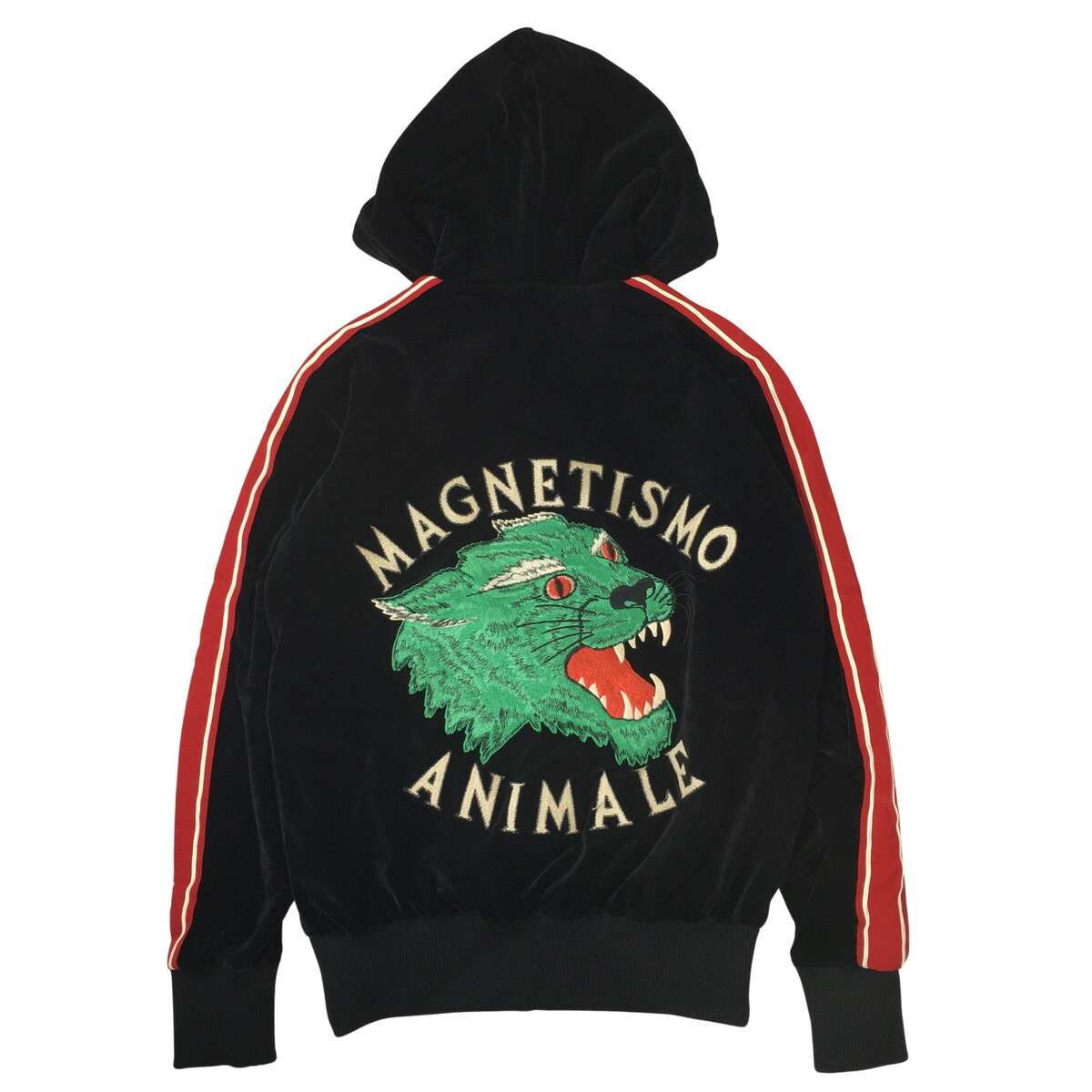 GUCCI グッチ 刺繍ロゴ ベロアジャケット 極美品！グッチ20SS刺繍ロゴシェニールベロアセットアップ