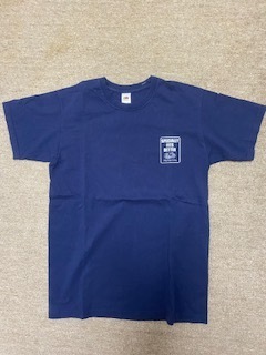 FRUIT OF THE LOOM フルーツオブザルーム 半袖 プリント Tシャツ メンズ ネイビー 紺 サイズS 美品