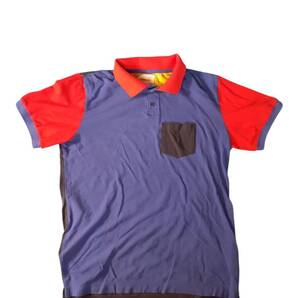 バーニーズ購入 Band of outsiders バンドオブアウトサイダーズ クレイジーパターン ポロシャツ