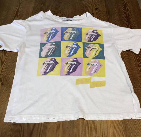 ローリングストーンズ アーバンジャングル ヨーロッパツァー Tシャツ アンディー ウォーホール XS