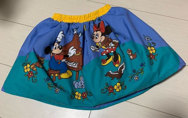 リトシー Littc ディズニー スカパン 100cm スカート ミッキー ミニー 中古 キャラクター 女の子