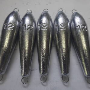 釣具 オモリ 約80号 (約12オンス) 5本 送料無料 6
