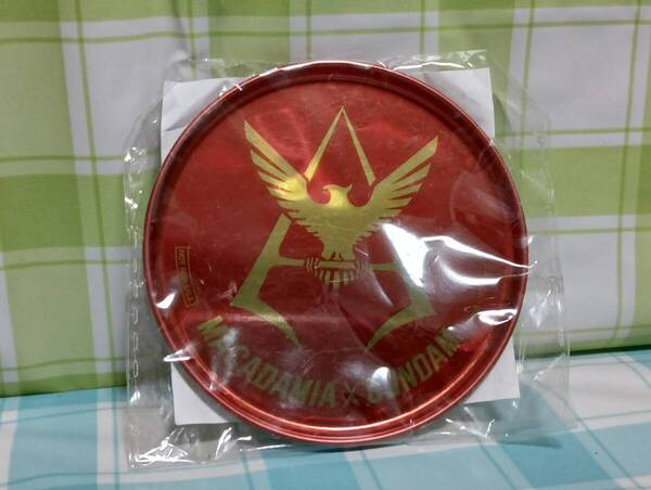 明治アーモンドチョコレート× 機動戦士ガンダム シャア エンブレム 缶コースター 未開封品 セブンイレブン限定 ジオン軍 キャンペーン