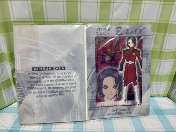 ムービック 機動戦士ガンダムSEED ブロマイドコレクション No.002 アスラン・ザラ 未開封品 Z.A.F.T. イージスガンダム