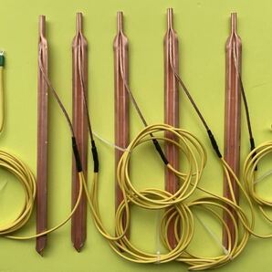 電気柵用アース器具(W型接地棒5本タイプ)全メーカー対応 (電柵 マイナス棒)