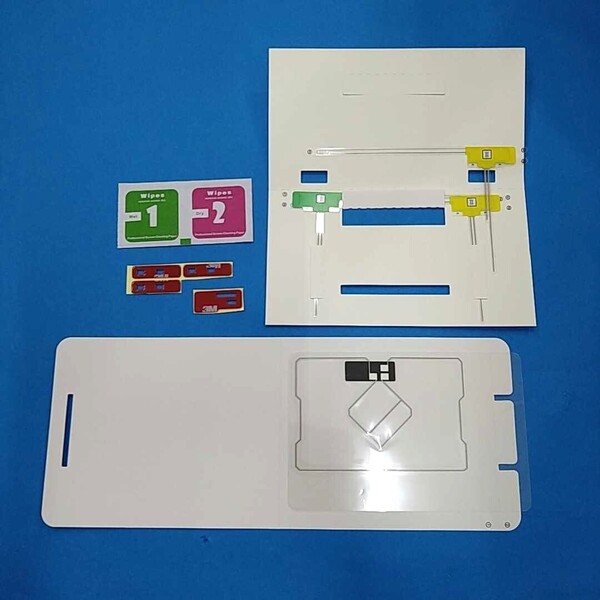 ■フィルムアンテナ GPS一体型 L字型3枚セット 補修 載せ換え補修 交換用◆カロッツエリア イクリプス トヨタ純正 日産純正 ナビ等に■