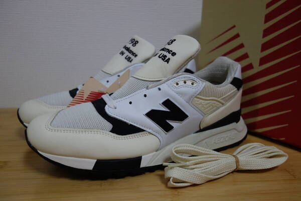 定価3.7万円 未使用 New Balance U998 TI 28cm 白 USA 576 990 991 992 993 996 997 998 1300 1400 1500 UK NV GY v1 v2 v3 v4 v5 v6 限定