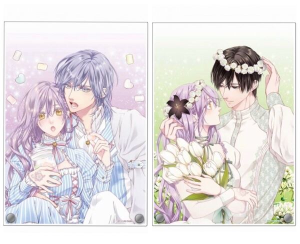 【全2種類セット!新品・未開封】悪役令嬢は溺愛ルートに入りました!? アクリルパネル(しあわせの花冠)(ふんわりひとくち)