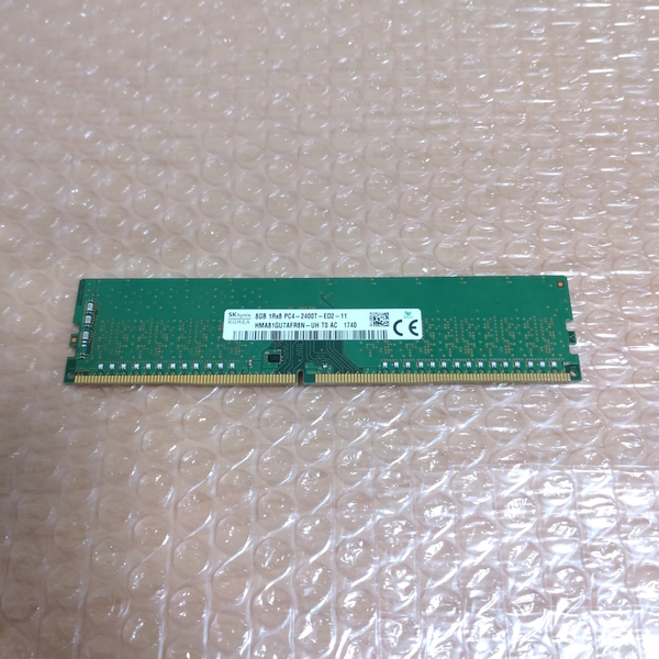 ★送料無料★ SKhynix 8GB 1Rx8 PC4-2400T-ED2-11 DDR4メモリ ECC Unbuffered / 動作確認済 / T667